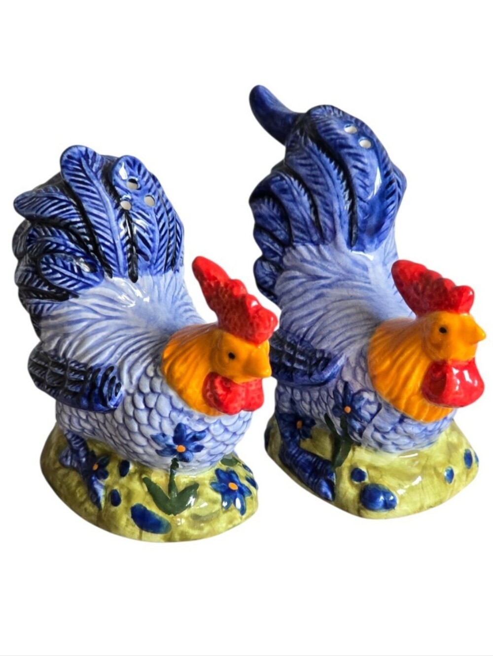 *VTG* AVON Vintage Rooster Salt and Pepper Shakers